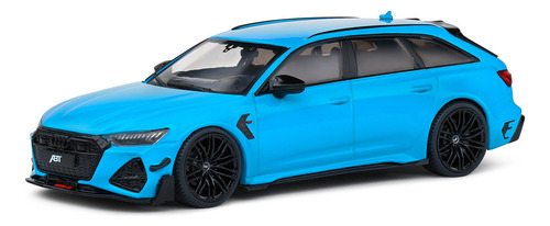 Miniatura Audi Rs6-r Avant (c8) Abt 2022 Azul Miami 1:43 Solido