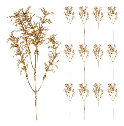 Ramitas Navideñas Artificiales Con Forma De Flash, 12 Unidad