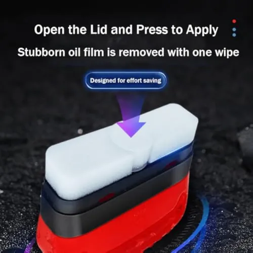 Automotive Oil Film Cleaning Brush Glass Cleaning Board 2pcs