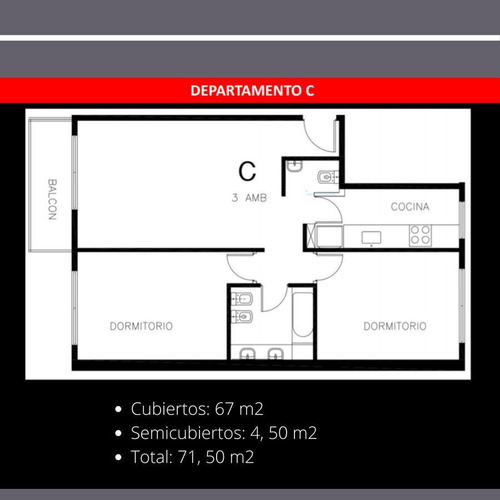 Imagen 4 de 7 de Departamento 3 Ambientes - Villa Ortuzar