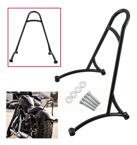 Soporte Respaldo Pasajero Sissy Bar Harley Sportster Iron