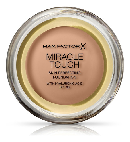 Base de maquillaje en cremoso Max Factor Miracle Touch tono 080 bronze - 11.5g