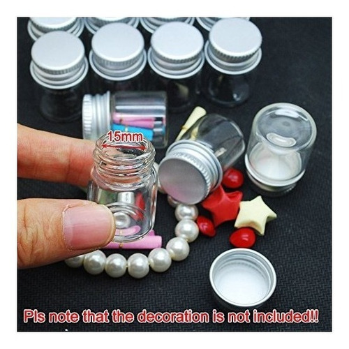 Botellas 12pcs 5ml Viales De Cristal Claro De Botella De Vid