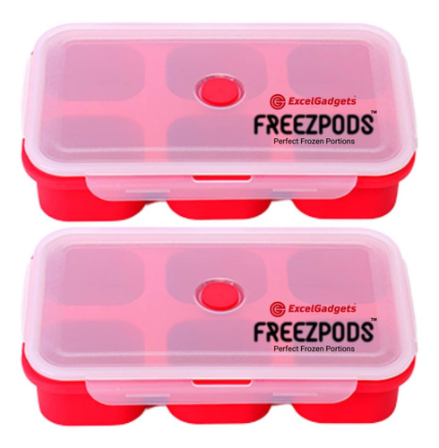 Excelgadgets Freezpods Bandeja De Congelación A, Contenedore