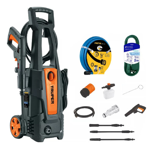 Kit Hidrolavadora 1800 Psi + Manguera + Extensión 101594