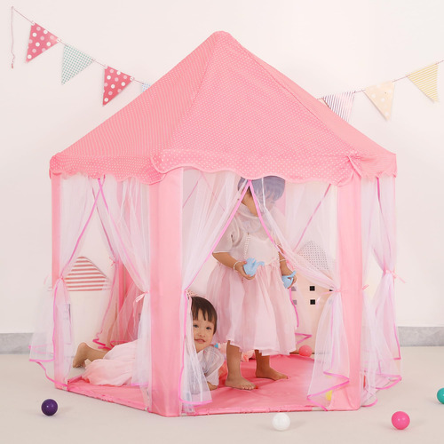 Tienda Campaña Castillo Princesa Niñas Luces Navidad 7