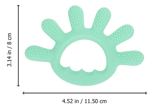 Anillos De Silicona Para Morder Frutas Con Seis Dedos, 2 Uni