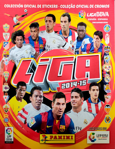 Álbum Campeonato Espanhol 2014-15 - Completo P/ Colar