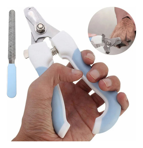 Limpieza Cepillo Y Kit De Limas Para Cortar Uñas Gris