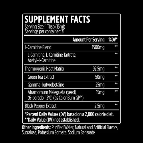 Vmi Sports L-carnitina 1500 Estimulante De Calor Libre De Ap