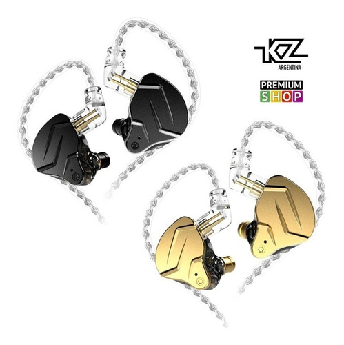 Imagen 2 de 7 de Auriculares In Ear Kz Zsn Pro X Monitor Cable Intercambiable