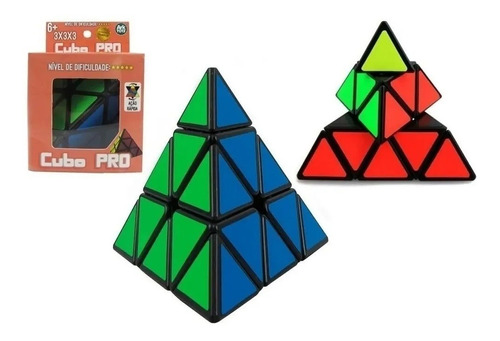 Cubo Magico Pirâmide Triângulo Profissional Pyraminx Cube