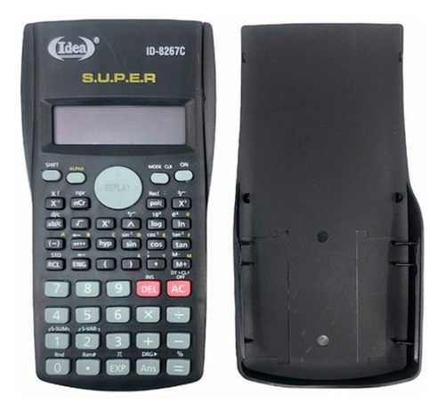 Calculadora Científica 240 Funções Display 2 Linhas Com Capa
