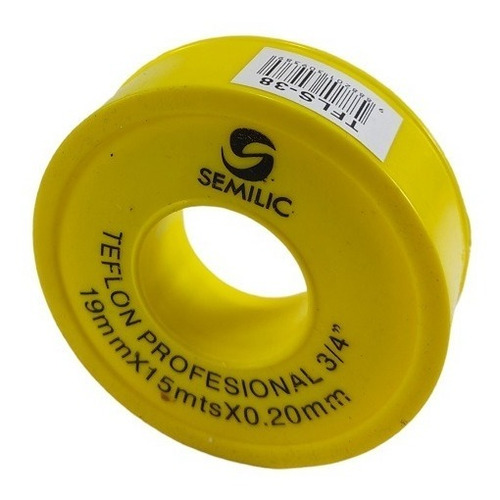 Teflon 3/4 X 15 Mts. Tfls-38 Semilic 3 Unidades