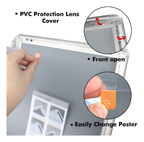 Yiyo Ajustable Pedestal Poster Sign Stand,8.5 X 11 Public...