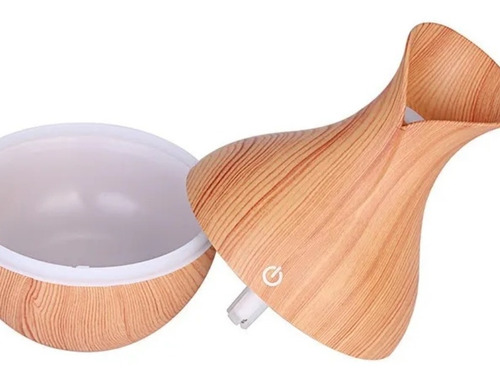 Humidificador Con Filtro. Madera Clara.