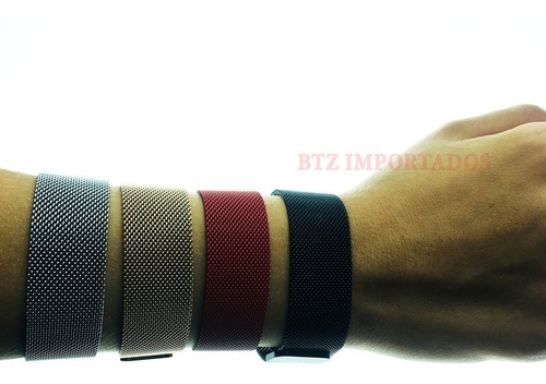 Pulseira Milanese Aço Para Smart Watch 38 40 42 44 Magnetico