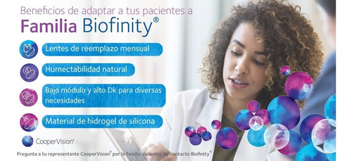 Lente De Contacto + Coopervision + Biofinity Multifocal