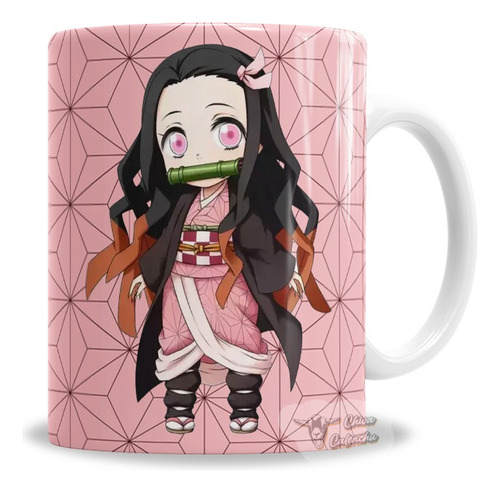 Taza De Cerámica Animé Demon Slayer Nezuko Kamado - Con Caja