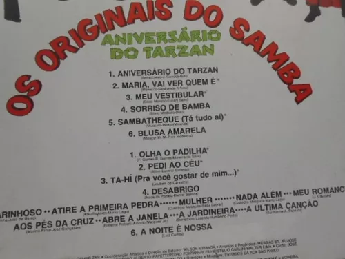 Os Originais Do Samba ‎– Aniversário Do Tarzan RCA Victor