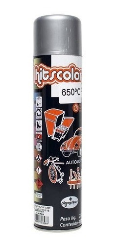 Tinta Spray Uso Geral E Automotivo 400ml Alumínio Alta Temp