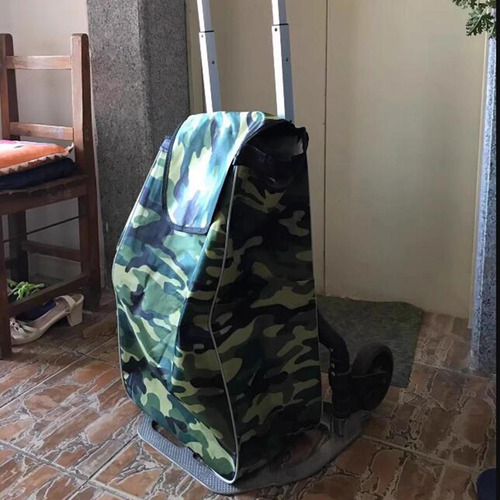 Bolsa De Compras Portátil Con Ruedas Para Supermercado