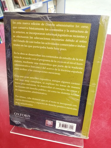 Libro. Derecho Administrativo Primer Curso. Martinez Morales