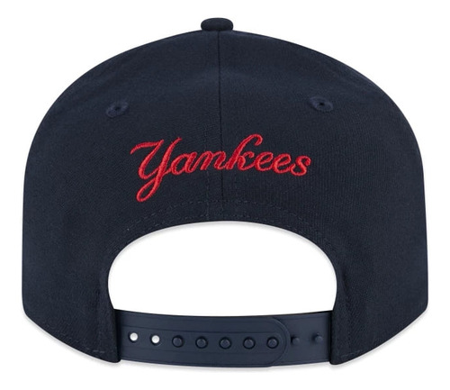 Boné New Era Curva Ny Yankees Stretch Forma Grande Marinho