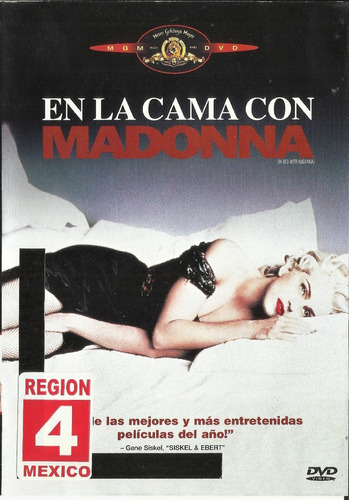 En La Cama Con Madonna / Película / Dvd Seminuevo