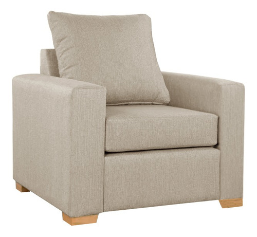 Sillon Sofa 1 Cuerpo Linea Premium Tela Lino Antidesgarro