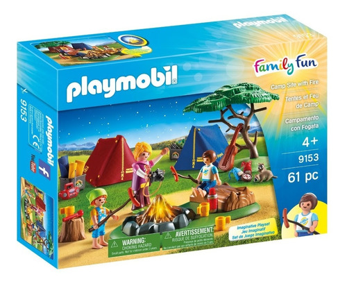Todobloques Playmobil 9153 Campamento Con Fogata!!!!
