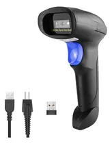 Comprar Escáner lector de códigos de barras inalámbrico 2D Qr Code Pdf417 Netum Color Black