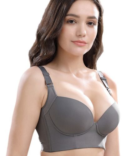 Ropa Interior Tipo Sujetador Copa Profunda Para Mujer, 2 Yo