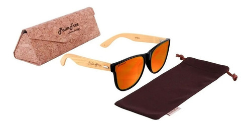 Gafas De Moda Unisex Palmtree, Mxskn-008, Red, Uv400, Polic Lente Rojo