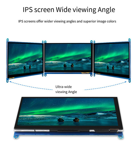 Para Para Pantalla De 7 Pulgadas Raspberry Pi5/4b