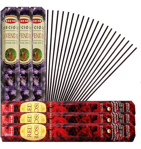 Incienso Lavanda Y Rosa Roja