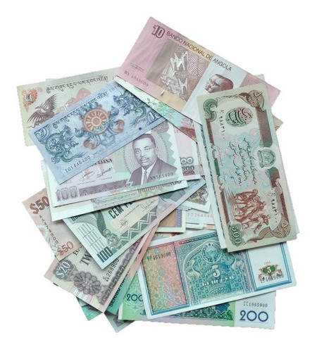 Imagen 1 de 6 de Lote 35 Billetes Varios Países - Nuevos