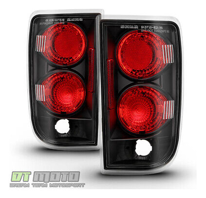 Black 1995-2005 Chevy Blazer Gmc Jimmy S10 Tail Lights B Yyk