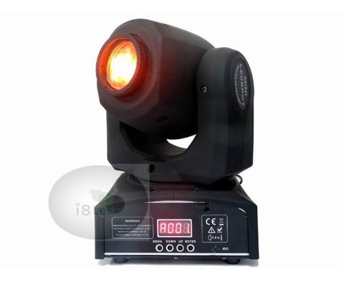 Mini Spot Led Moving Head 20w 7 Desenhos+cores Muito Potente