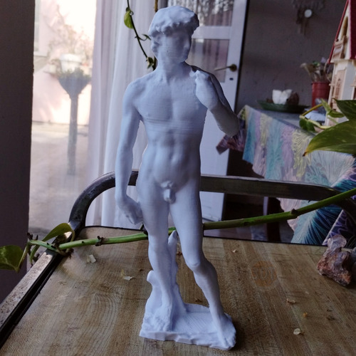 Estatua Clásica David De Miguel Angel 3d Adorno Decoración