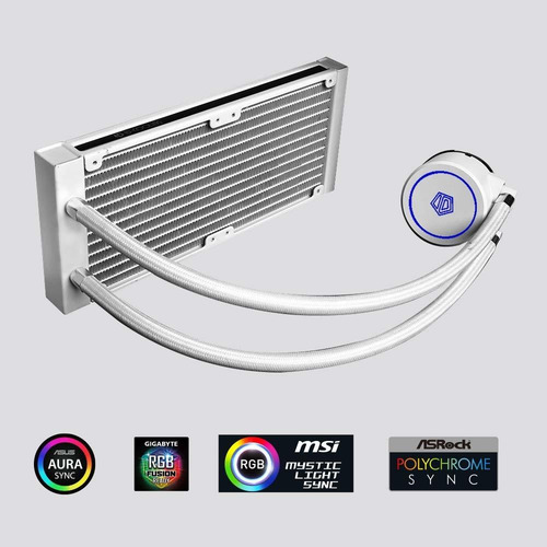 Auraflow X 240 Snow Cpu Enfriador De Agua 12v Rgb Aio ...