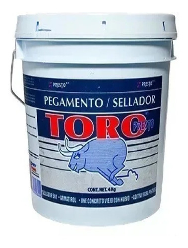 Pegamento Blanco Toro Sellador 4 Kg - Presto