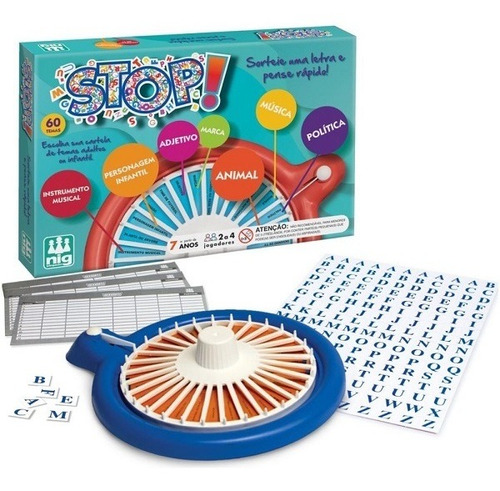 Jogo Stop 60 Temas Nig Brinquedos 0162