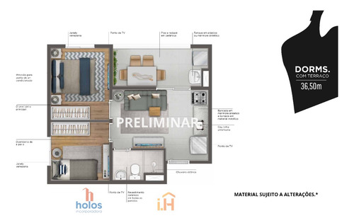 Apartamento Na Planta Com 2 Quartos E Varanda - Minha Casa Minha Vida