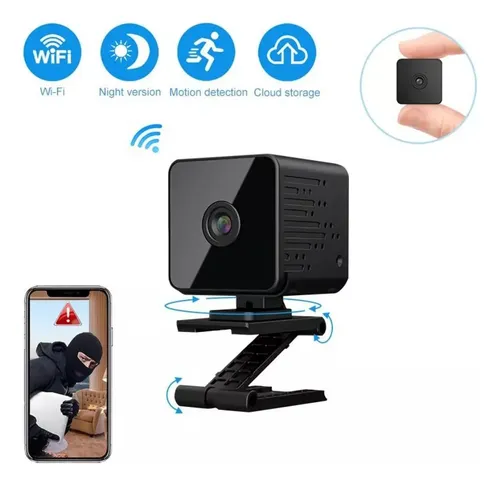 Camara Mini Espia Wifi Alexa Google Home Vision Nocturna Vq9