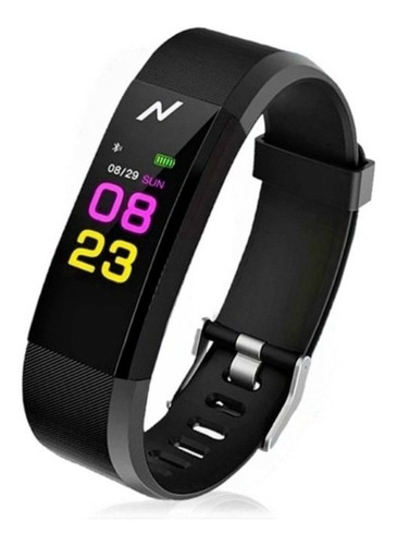 Imagen 3 de 3 de Smartband Noga Band NG-SB01 caja negra, malla negra