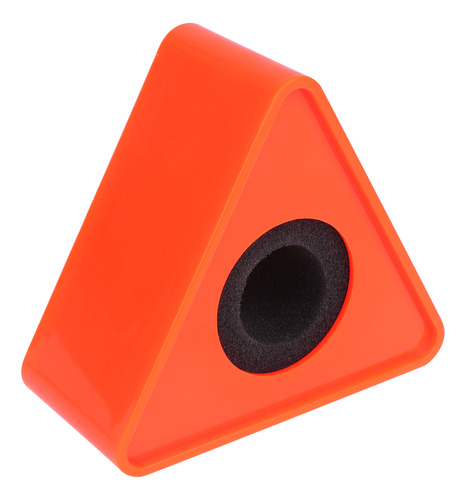 Protector De Micrófono Triangular Naranja Para Reporteros