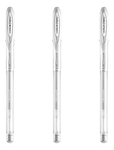 Pluma De Gel Uni-ball Angelic Um-120ac 0.7 Mm, Tinta Blanca,