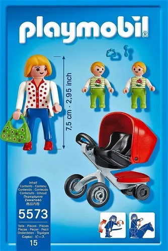Playmobil mama con carrito sale