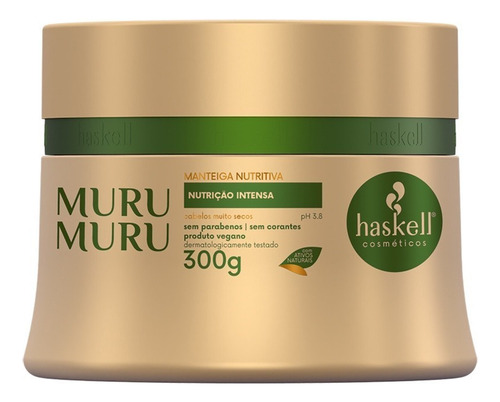 Kit Haskell Murumuru Sh Cond 300ml Mascara 250 + Polpa Creme